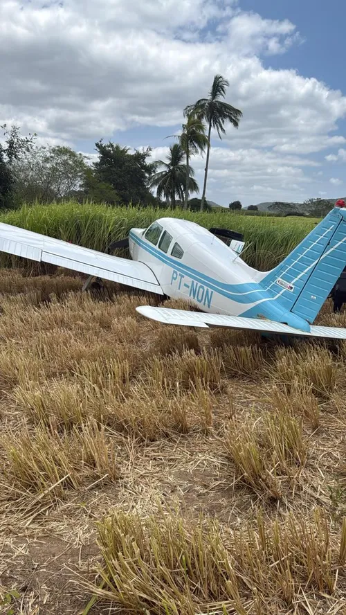 Piloto de aeronave que transportava Cícero Lucena mostra local do pouso de emergência