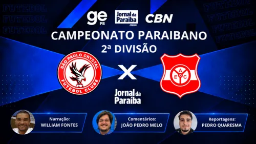 Auto Esporte-PB vence o São Paulo Crystal pela 5ª rodada da 2ª divisão do Paraibano; reveja
