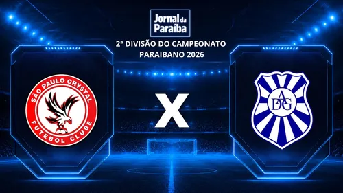 Jornal da Paraíba transmite São Paulo Crystal x Desportiva Guarabira pela 2ª divisão do Paraibano